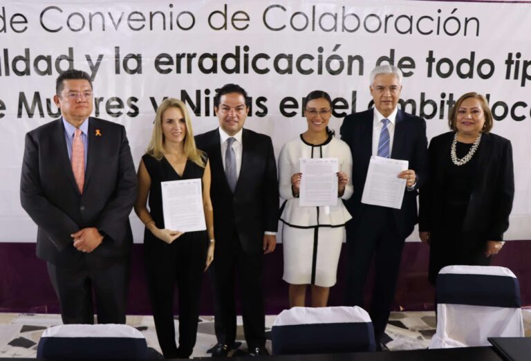 FUE SIGNADO CONVENIO PARA PROTEGER LOS DERECHOS POLÍTICOS DE LAS MUJERES HUIXQUILUQUENSES