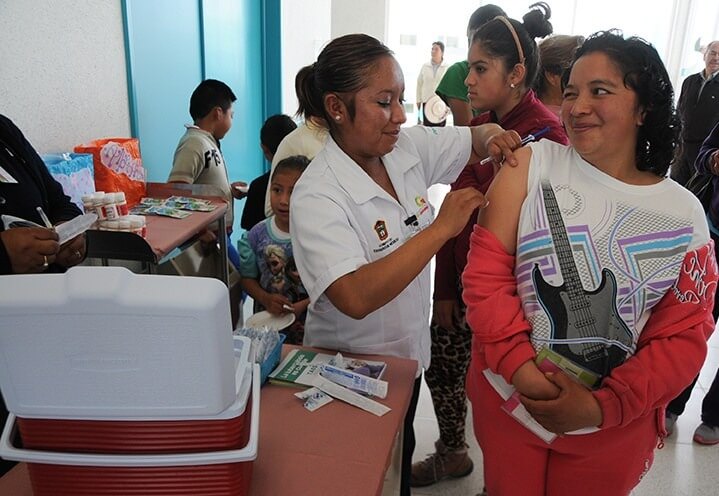 Dio a conocer la Secretaria de Salud Mexiquense que en la entidad se rebaso la meta de Vacunación contra Influenza