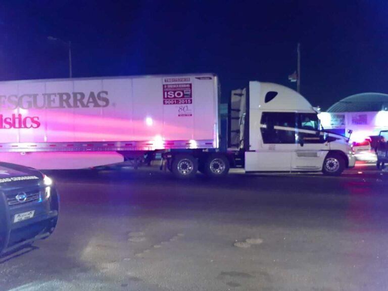 Detiene policía ecatepequense a presunto ladrón de tráiler