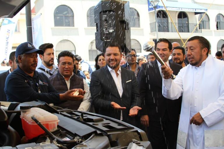 Recibió el Organismo del Agua de Huixquilucan nuevo parque Vehicular