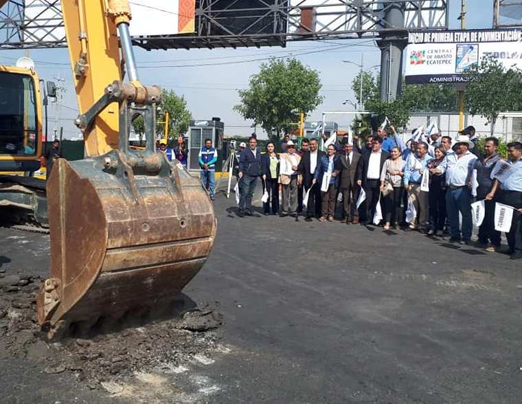 Renuevan aéreas de la Central de Abastos de Ecatepec