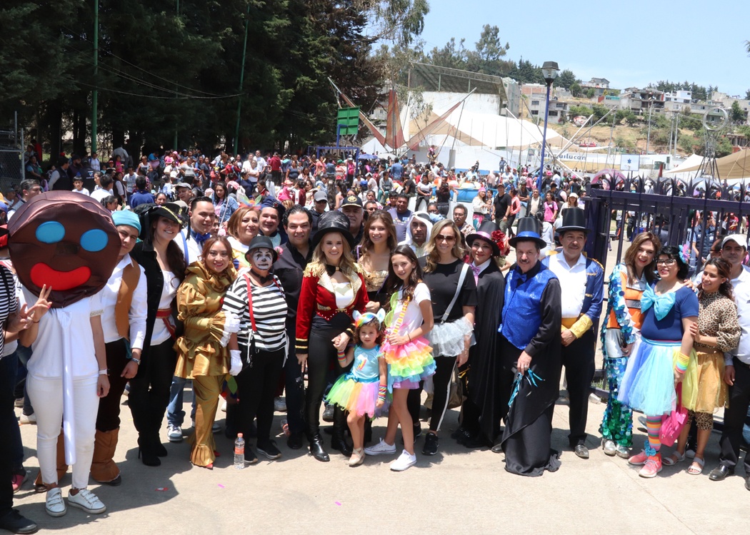 Más de 20 mil personas disfrutaron el magno festival llevado a la niñez huixquiluquense