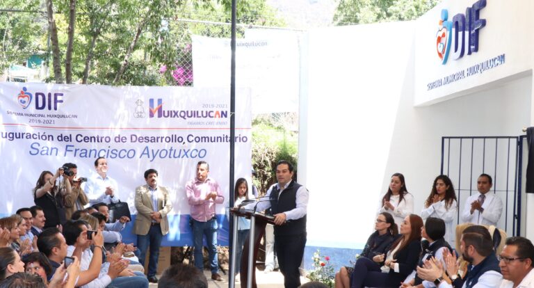 Fue entregado por autoridades Huixquiluquenses el Centro de Desarrollo Comunitario “San Francisco Ayotuxco”