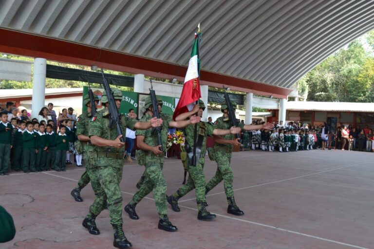 Batallón de Ingenieros de Combate, adscrito a la 37/a. Zona Milita, participó en la ceremonia conmemorativa por el Centésimo Aniversario Luctuoso de Emiliano Zapata