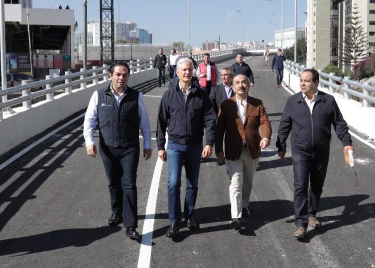 Inaugura el gobernador mexiquense el Viaducto Elevado “Glorieta del Gato” de Huixquilucan