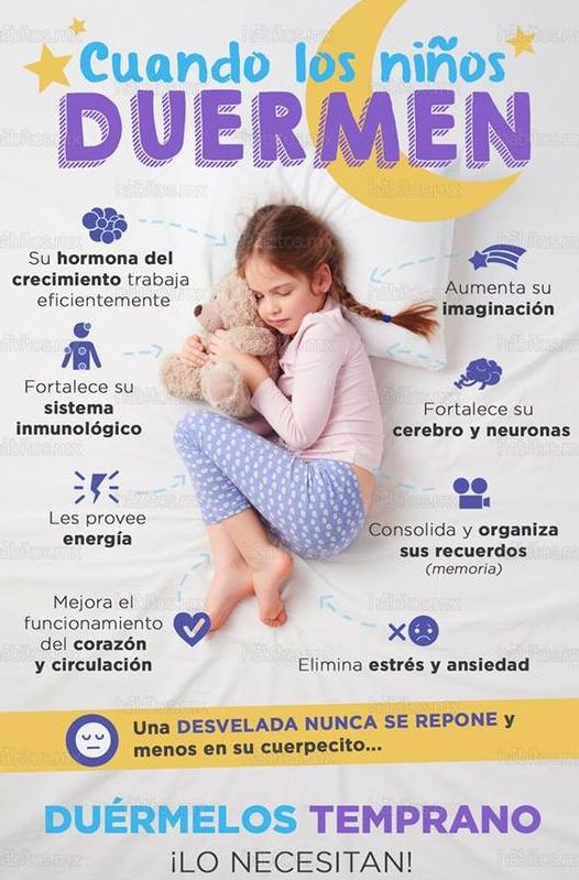 ¿Queé sucede cuando los niños duermen?