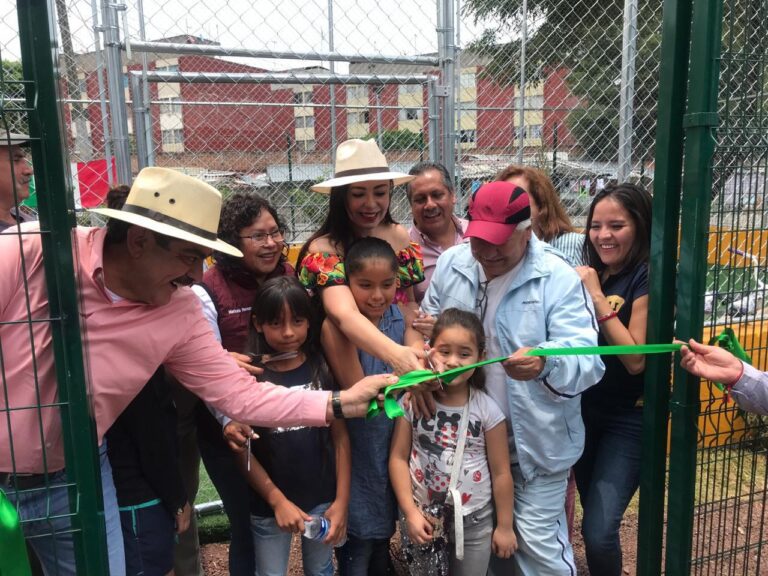 alcaldesa de Naucalpan  inauguró el Parque Comunitario El Conde,