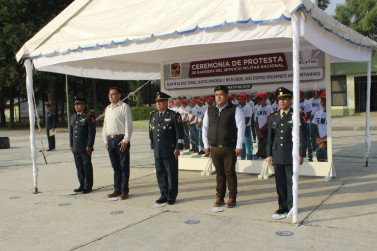 Tomaron protesta a  jóvenes del Servicio Militar Clase “2000”