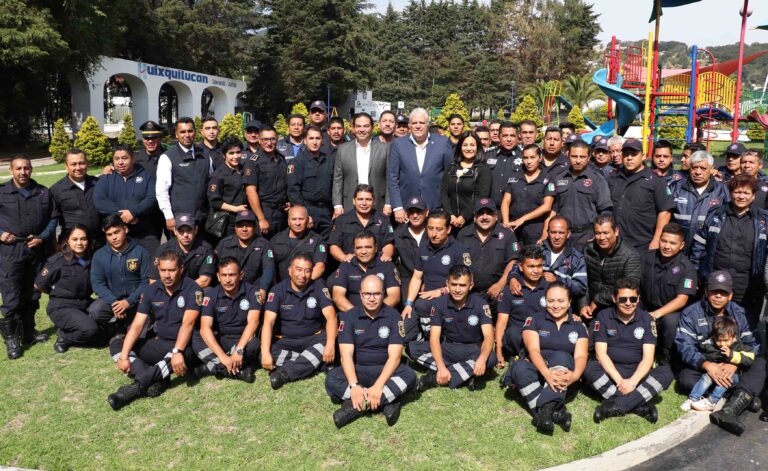 Vulcanos huixquiluquenses fueron felicitados por el admirable trabajo que realizan diariamente