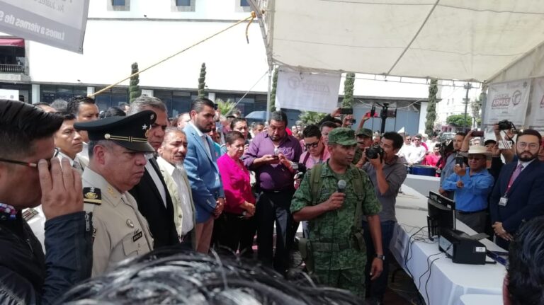 Elementos de la SEDENA participaron en el Canje de armas 2019 del municipio de Ecatepec