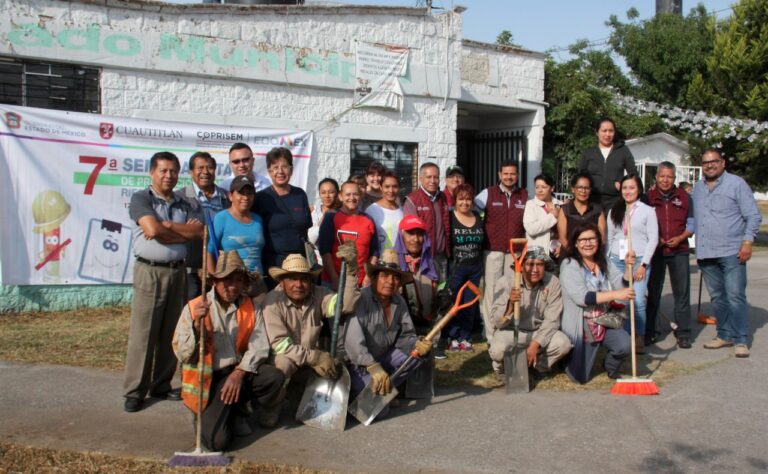 Jurisdicción Sanitaria en coordinación con el gobierno de Cuautitlán atienden riesgos sanitarios