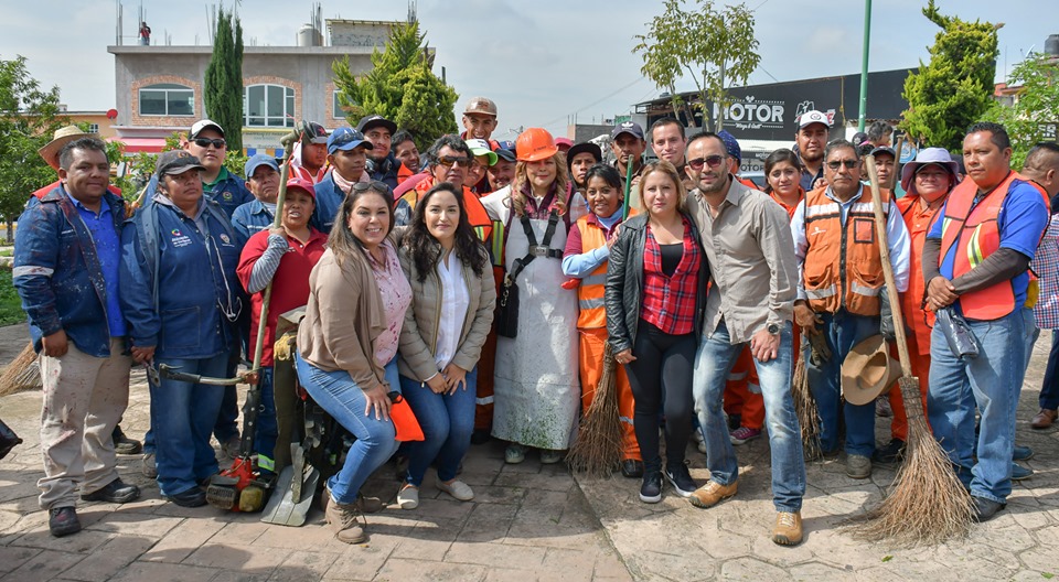 Autoridades Atizapenses participaron en los trabajos de la Magna Jornada de Limpieza en Ocho colonias