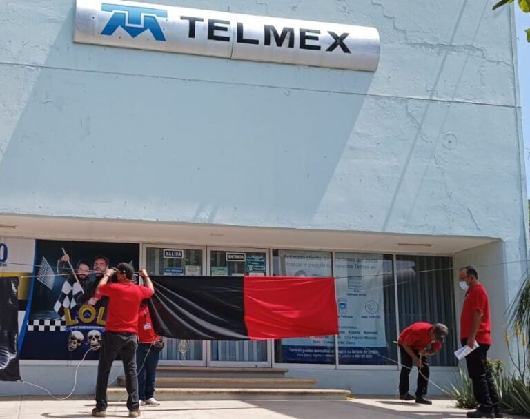 pendulo huelga en telmex