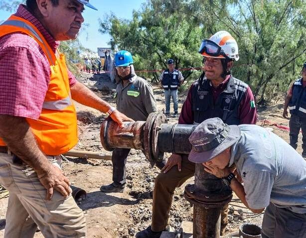 péndulo-Mineros atrapados en Coahuila