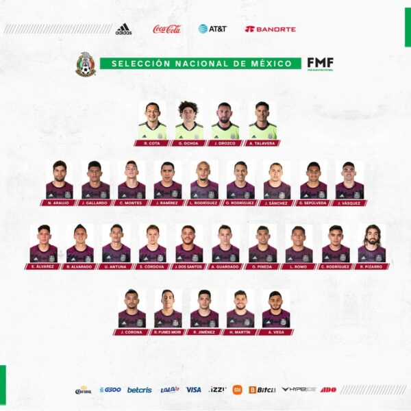 péndulo selección mex 2022