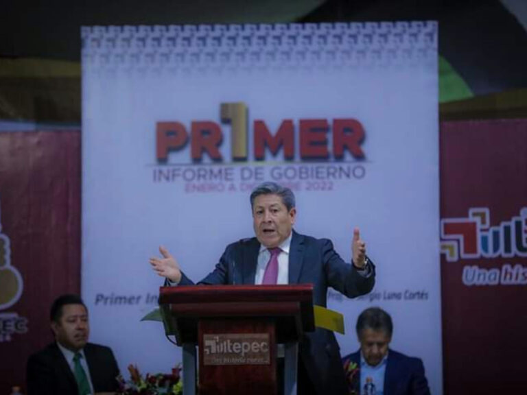 Sergio Luna primer informe