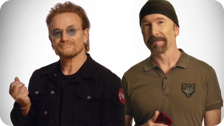 Bono y The Edge de U2 péndulo