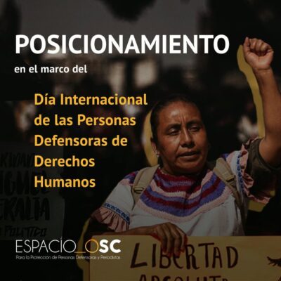 Día Internacional de las Personas Defensoras de Derechos Humanos péndulo