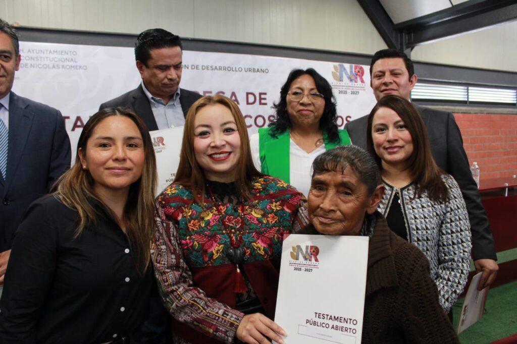 entrega de testamentos Nicolás Romero