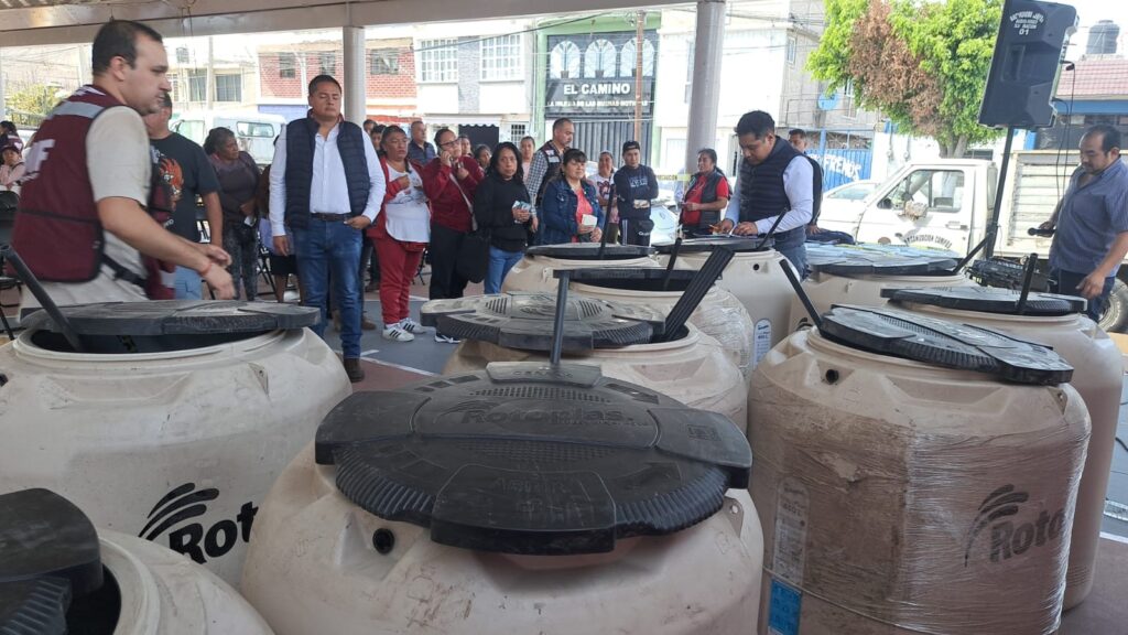 entrega de apoyos en el municipio de la Paz