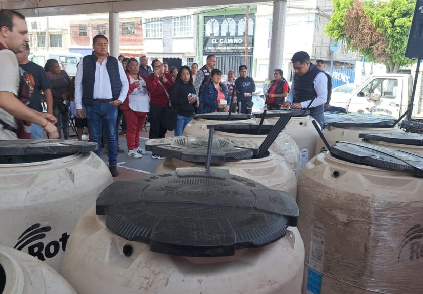 entrega de apoyos en el municipio de la Paz