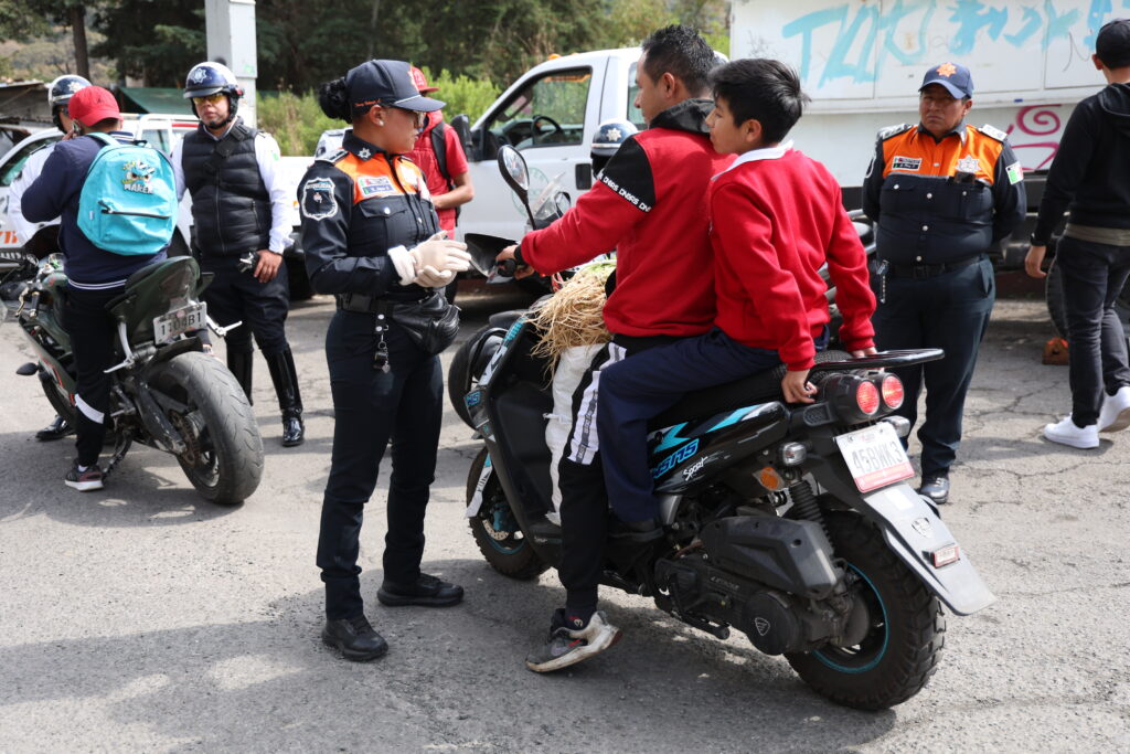 Huixquilucan operativo de motocicletas