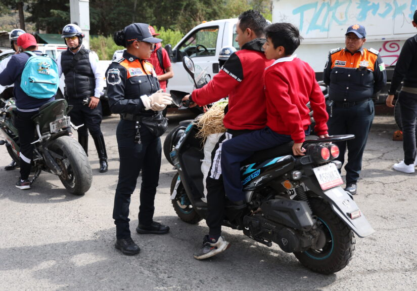 Huixquilucan operativo de motocicletas