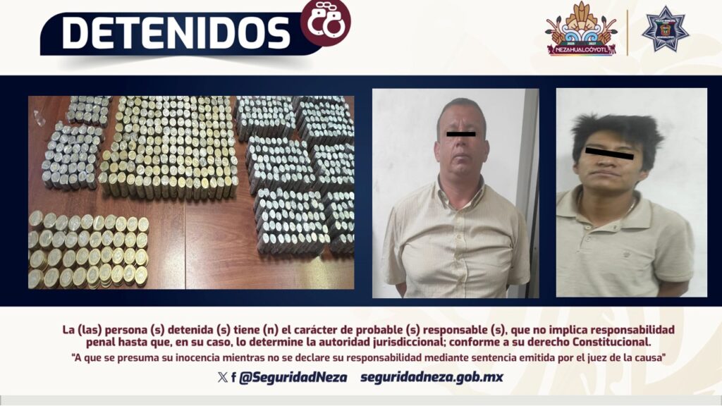 narcomenudistas son detenidos en Neza