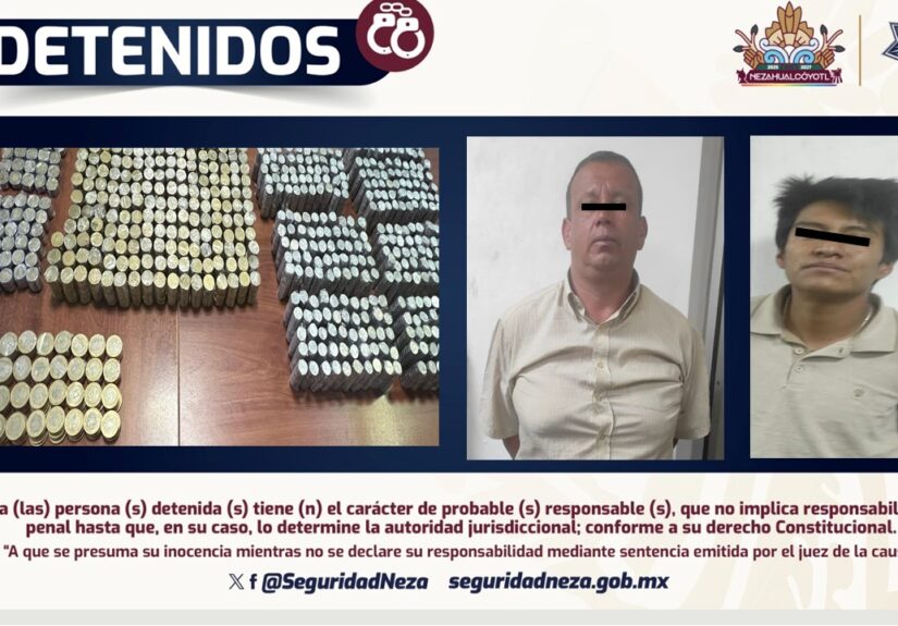 narcomenudistas son detenidos en Neza