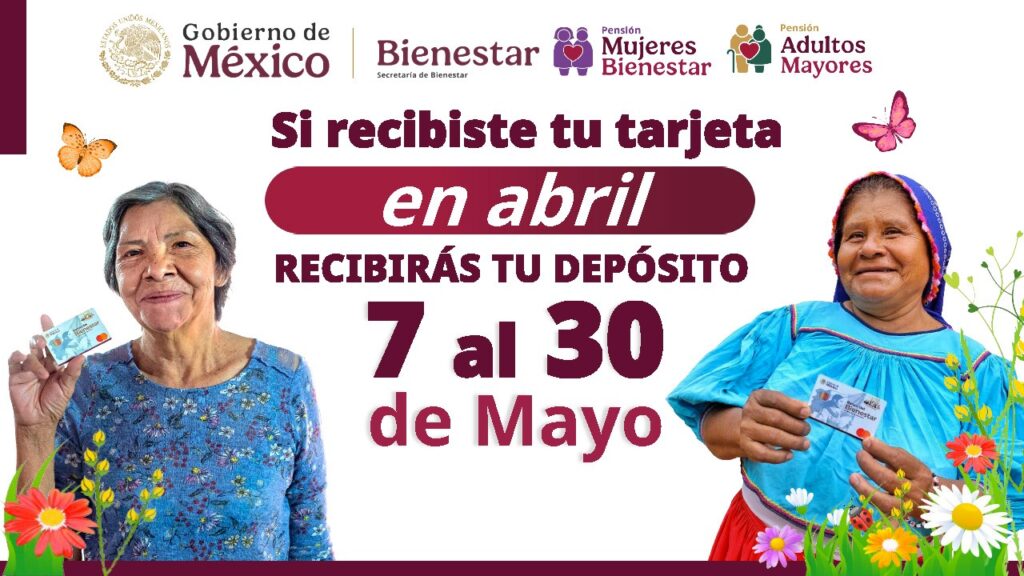 pensión de mayo - junio 2025