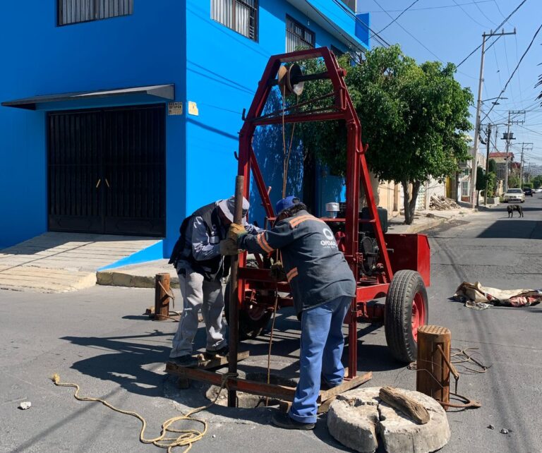 La Paz limpia drenaje