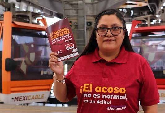 No al acoso en el transporte Edoméx