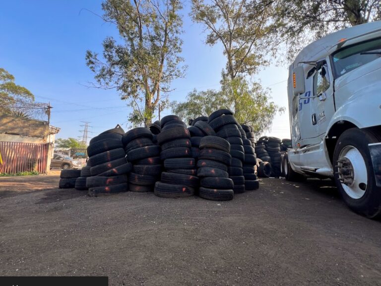 recolección de llantas en La Paz Edoméx