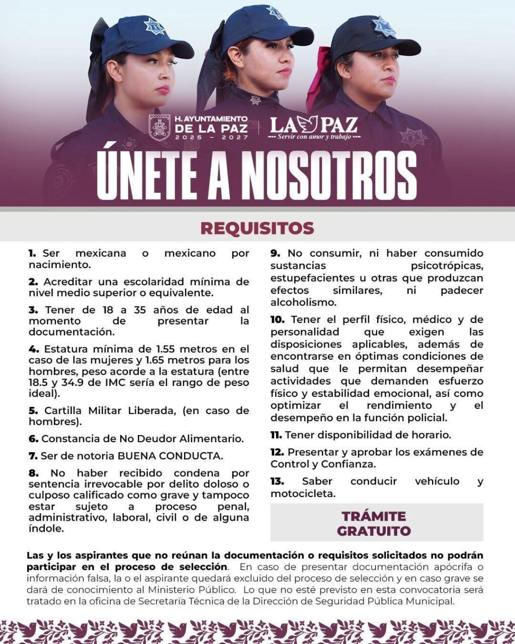 policías La Paz