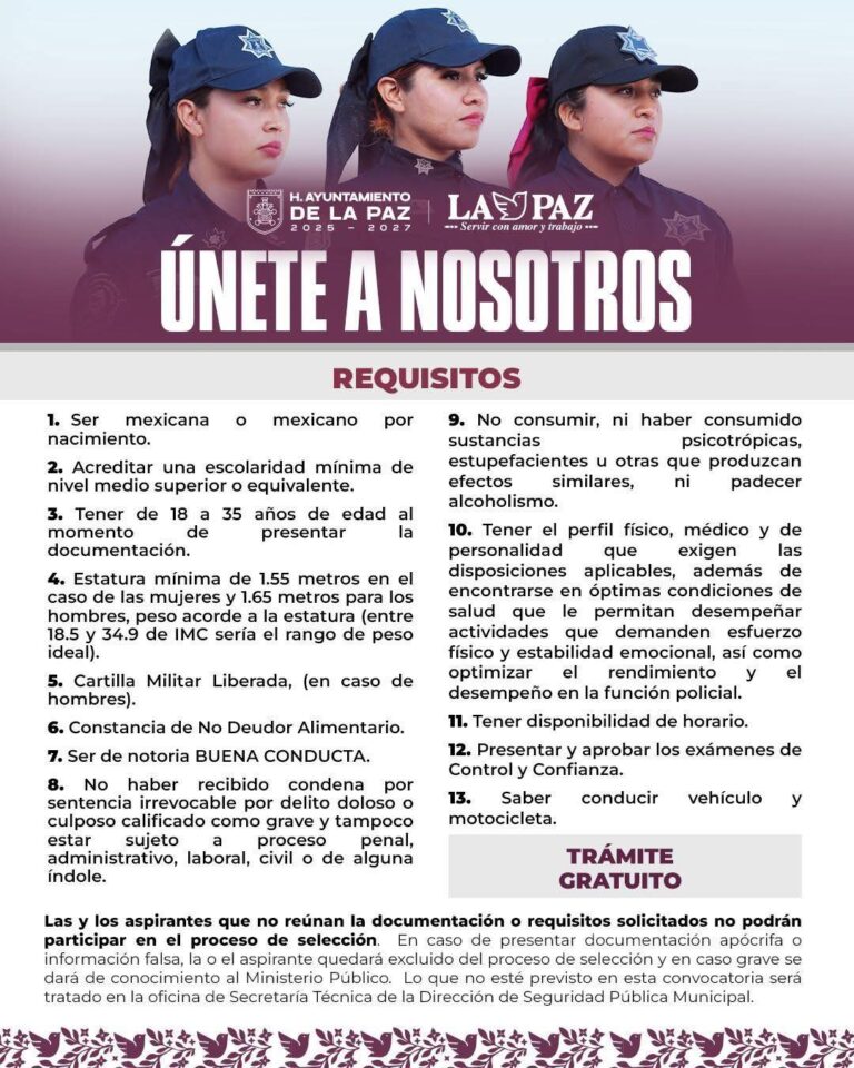 policías La Paz