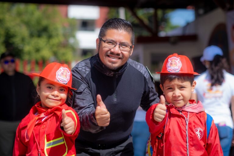 CONCLUYEN NIÑAS Y NIÑOS EL CURSO DE VERANO “MINI BOMBERITOS” DE COACALCO