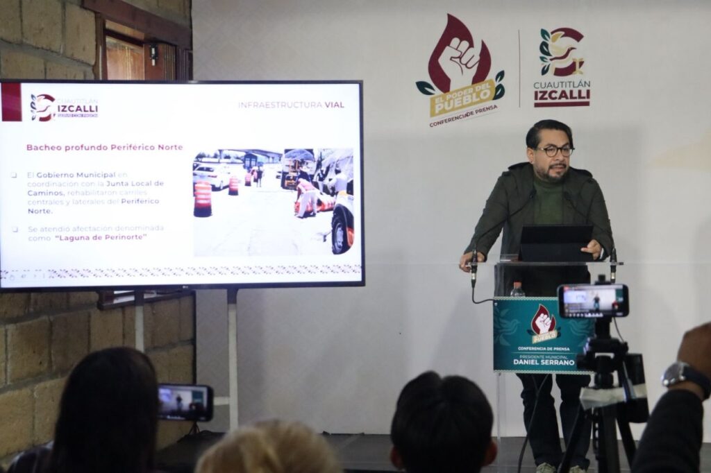 Izcalli obras en tres colonias Daniel Serrano