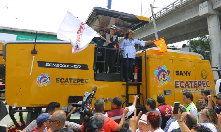 tren de pavimentación Ecatepec