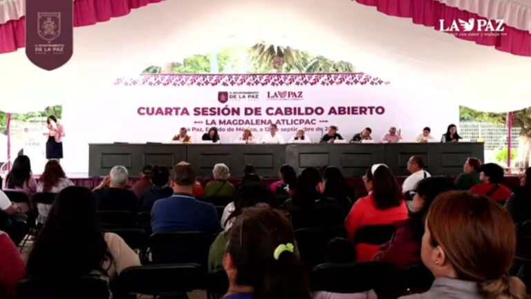 Cabildo abierto en La Paz Edoméx