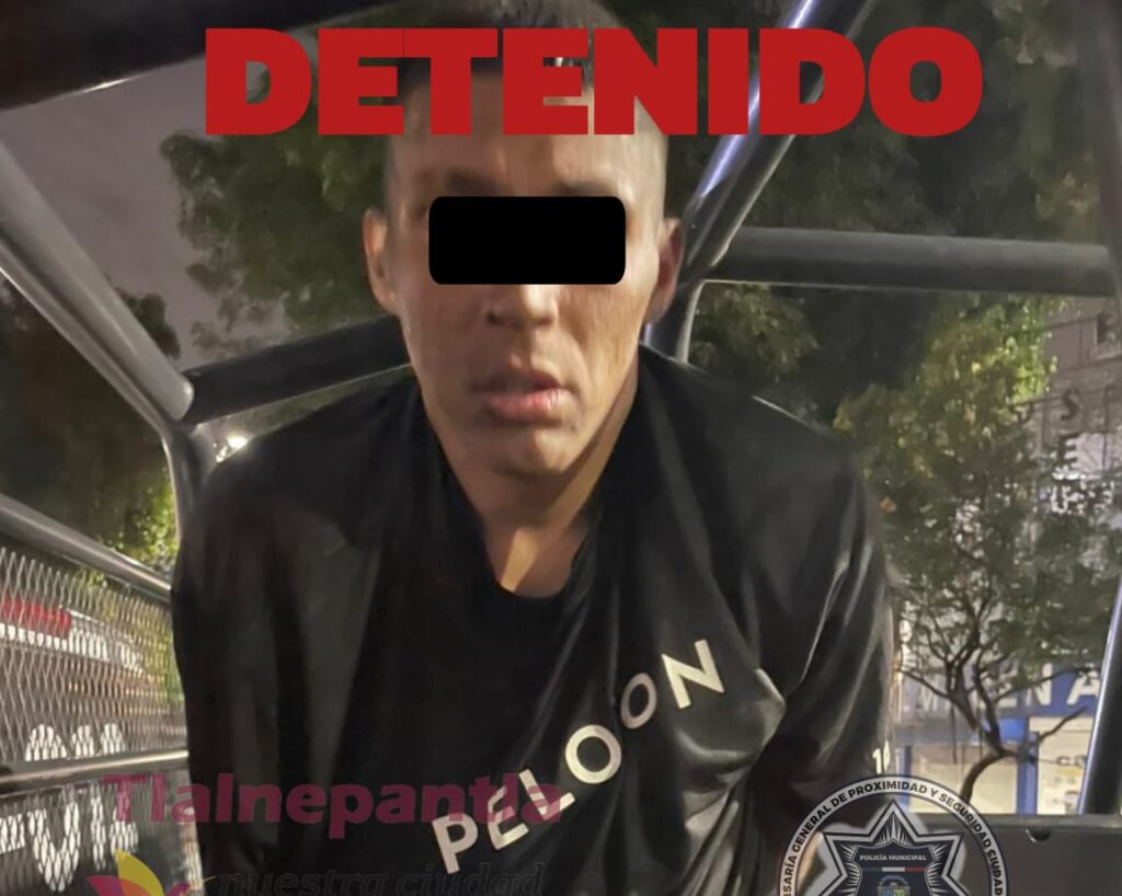 Detenido en Tlalnepantla
