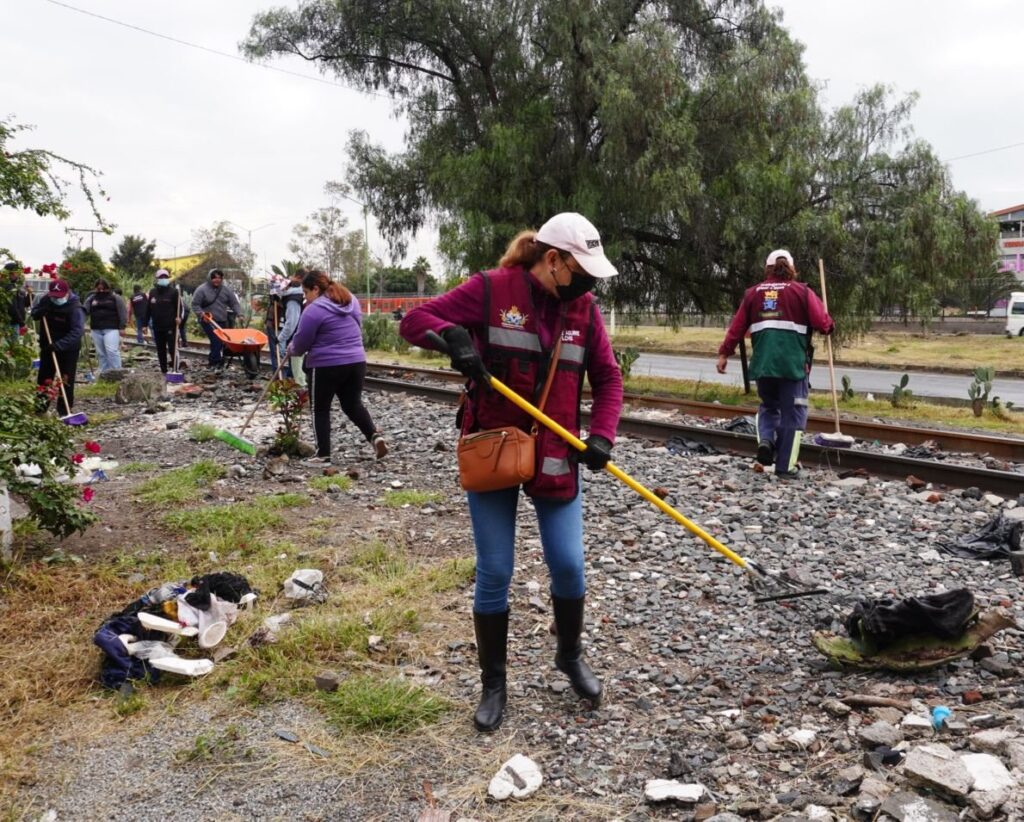 Neza jornada de limpieza zona norte