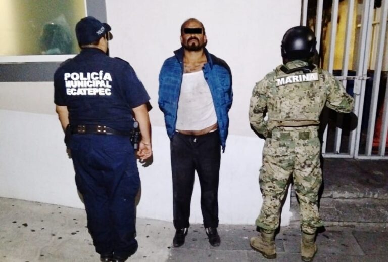 Ecatepec detienen a delincuente