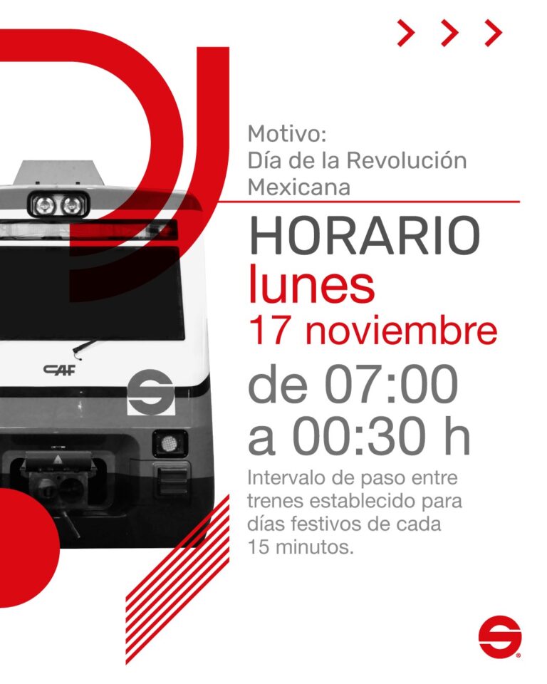 Horario Servicio Tren Suburbano 17-11