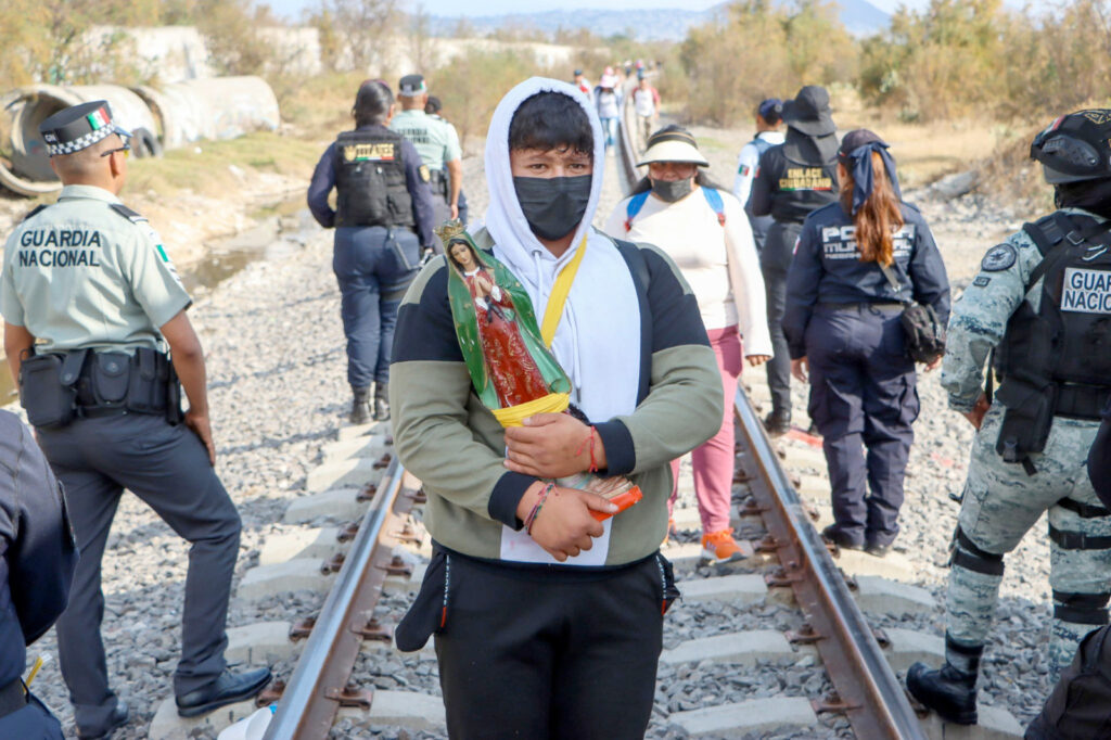 peregrinos en Nezahualcóyotl