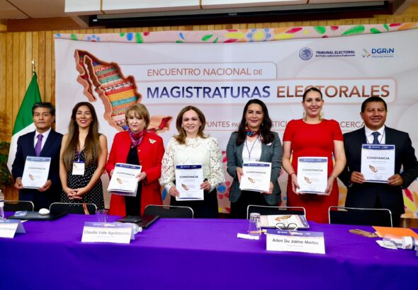 La Dra. Arlen Siu Jaime Merlos, Magistrada Presidenta del Tribunal Electoral del Estado de México