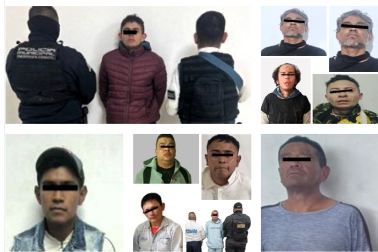 11 detenidos en Neza