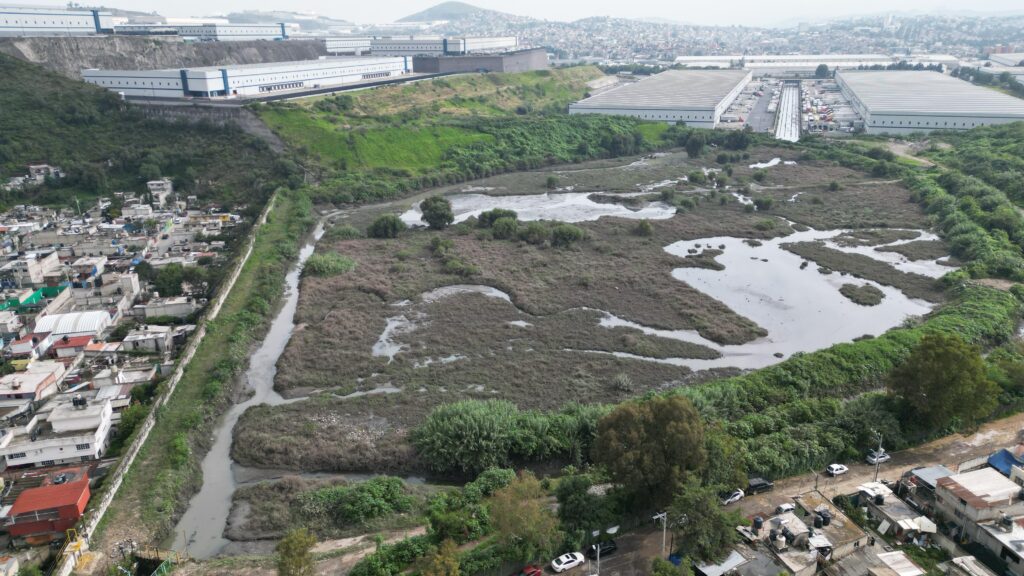 presa El Ángulo, en Cuautitlán Izcalli