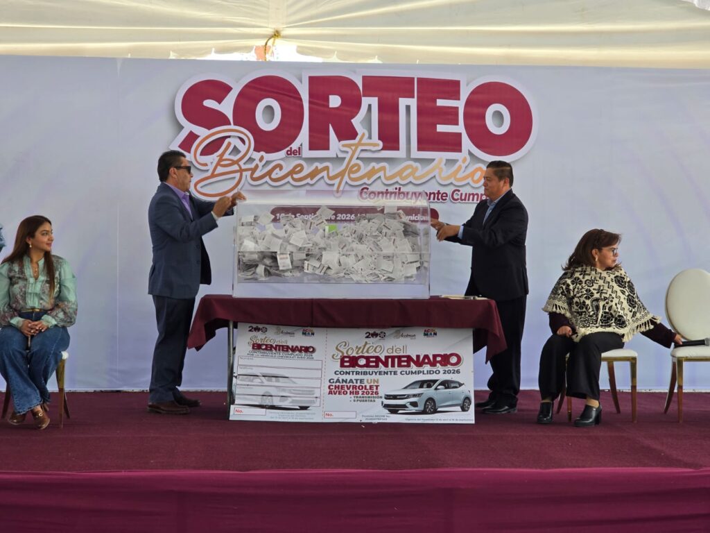 rifa de auto Acolman contribuyente cumplido