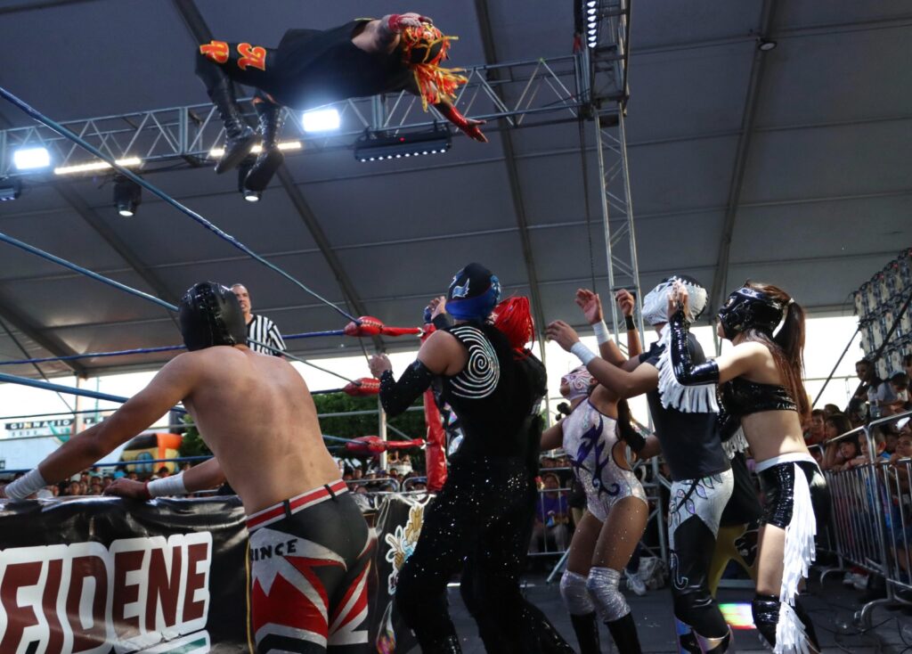 lucha libre en Nezahualcóyotl