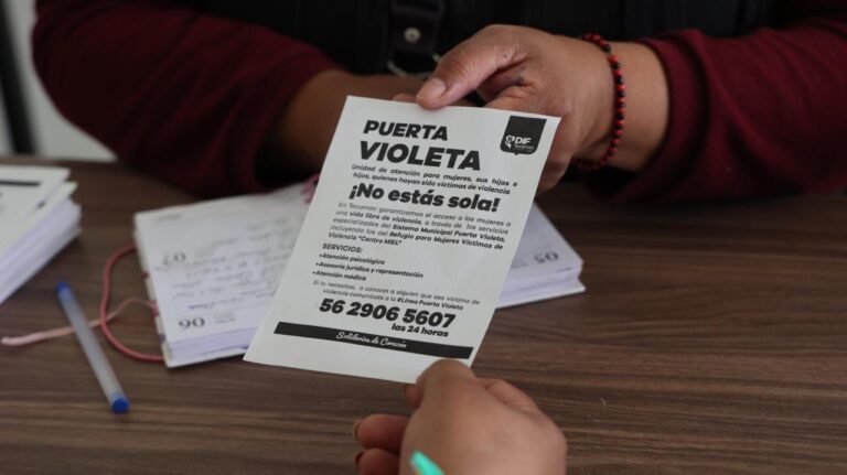 puerta violeta Tecámac